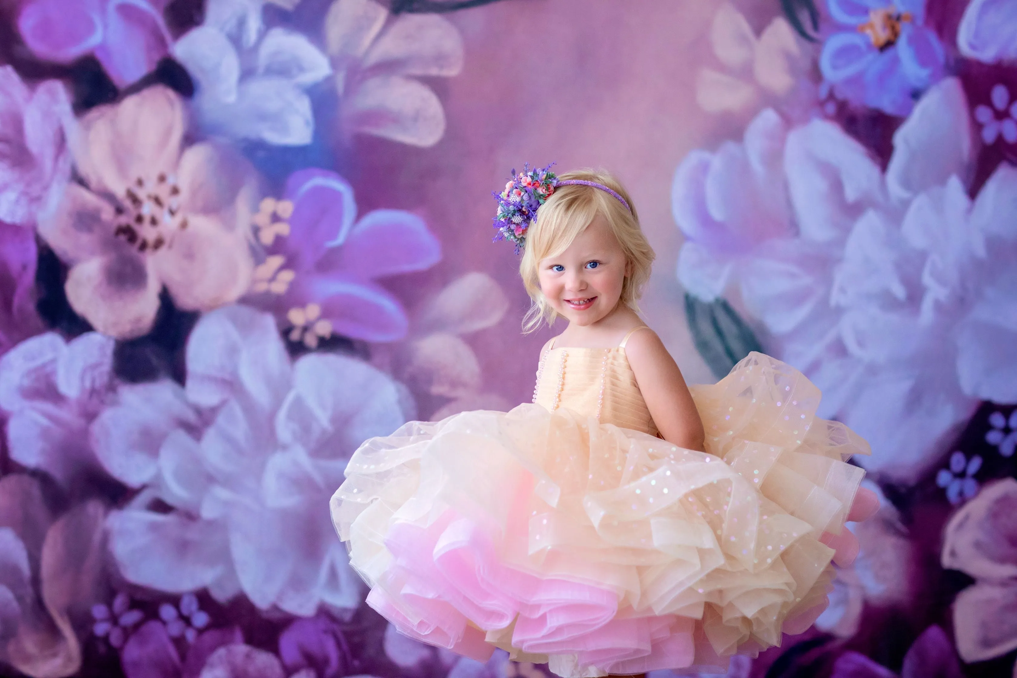 Confetti Dream - Choose Your Color & Style | Petal-Length Gown | Editorial Dress, Couture Gown, Perfect for Special Occasions