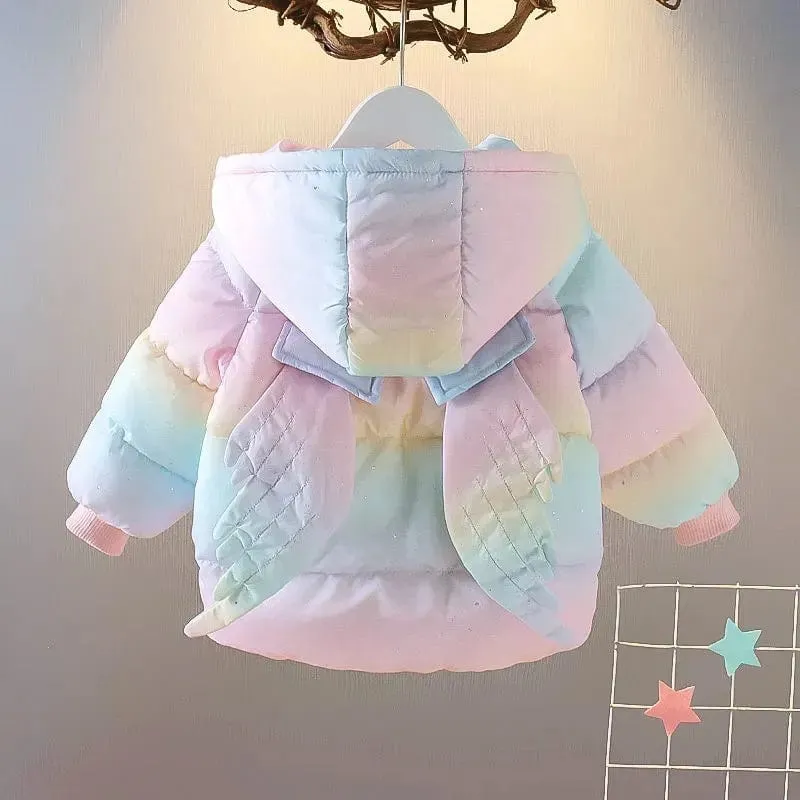 Girls Unicorn Winter Jacket