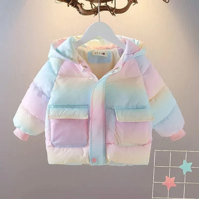 Girls Unicorn Winter Jacket
