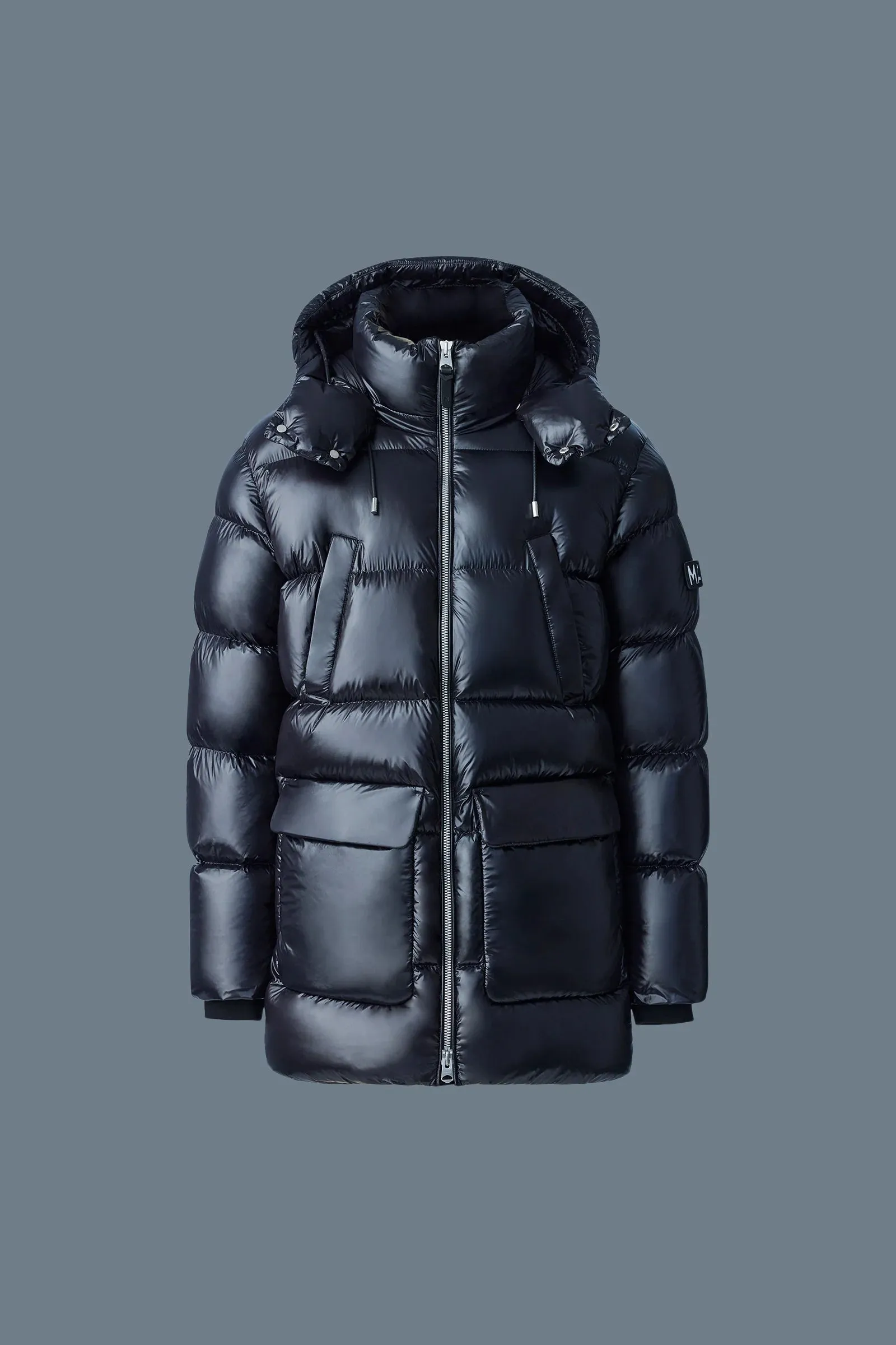 KENDRICK lustrous light down parka with hood (Black) - MP0012990001KENDR