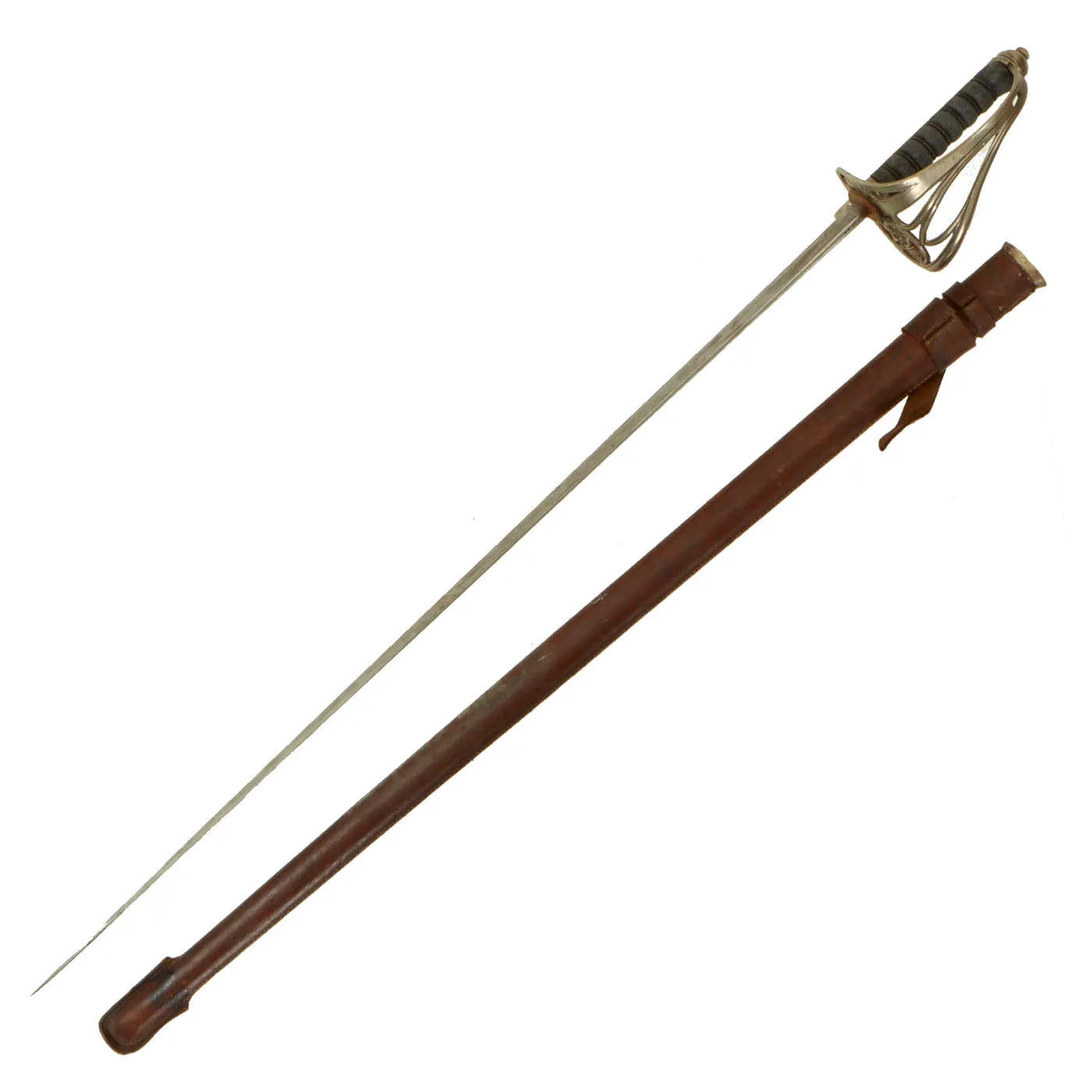 Original British Victorian P-1895 Light Infantry Officer's Sword by Armfields Ltd. with Scabbard