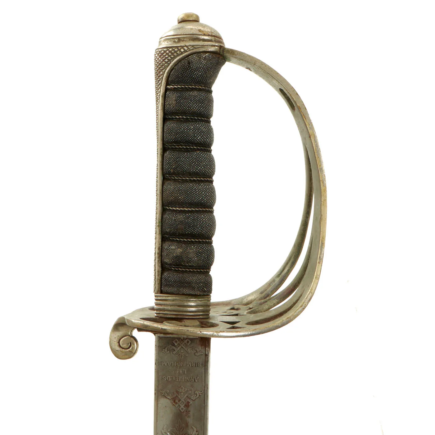 Original British Victorian P-1895 Light Infantry Officer's Sword by Armfields Ltd. with Scabbard