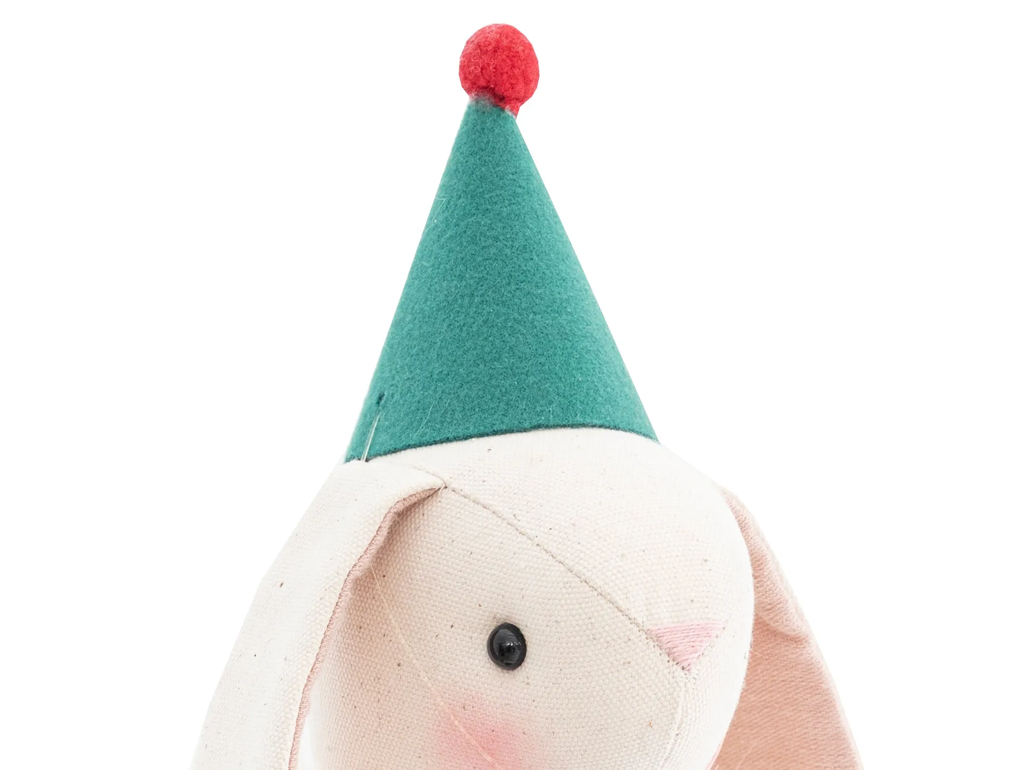 SUSANNE - SANTA'S GREEN CHRISTMAS TARTAN BIMBOM BUNNY