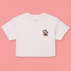 Year of the Monkey Embroidered Crop T-Shirt